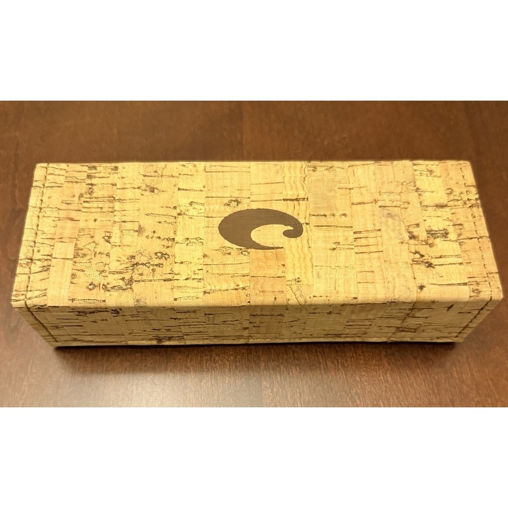 Costa Del Mar Cork Foldable Magnetic Close Sunglass Eyeglass Case